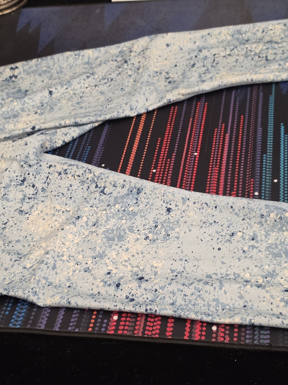 Under Armour Light Blue Speckled Compression Leggings